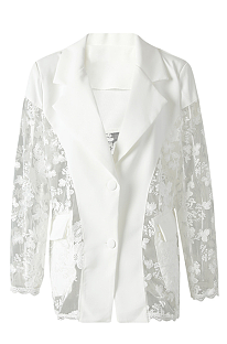 SUPER WHOLESALE | Patchwork Lace Blazer