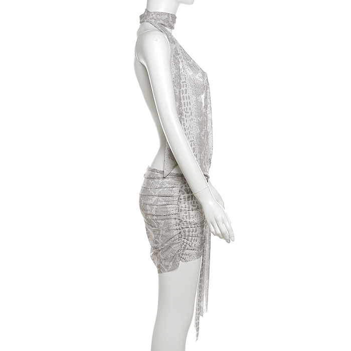 SUPER WHOLESALE | Halter Mini Dress
