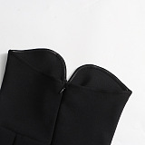 SUPER WHOLESALE | Chiffon Patchwork Long Dress