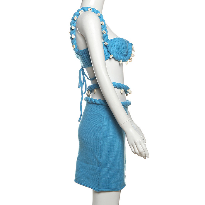 SUPER WHOLESALE | Knit Set with Skirt and Tank Top