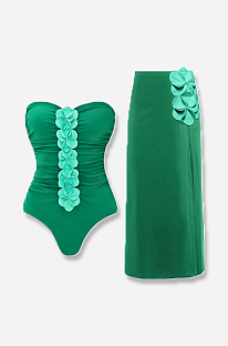 SUPER WHOLESALE | One-piece Swimwear with Skirt