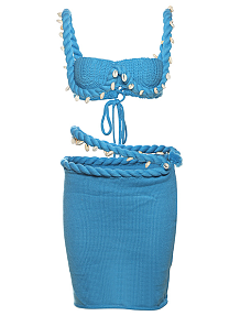 SUPER WHOLESALE | Knit Set with Skirt and Tank Top