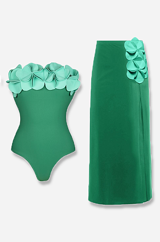 SUPER WHOLESALE | One-piece Swimwear with Skirt