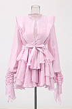 SUPER WHOLESALE | Ruffles Cut-out Mini Dress