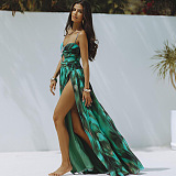 SUPER WHOLESALE | One-piece Cut-out Swimwear with Skirt