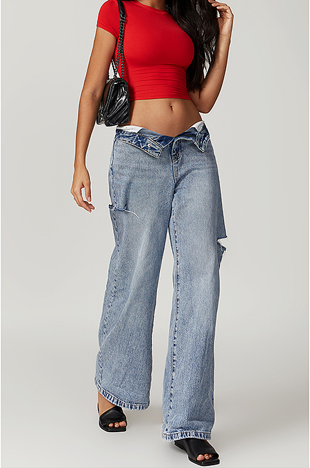 Cropped T-shirt(red)