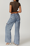 Cropped T-shirt(brown)