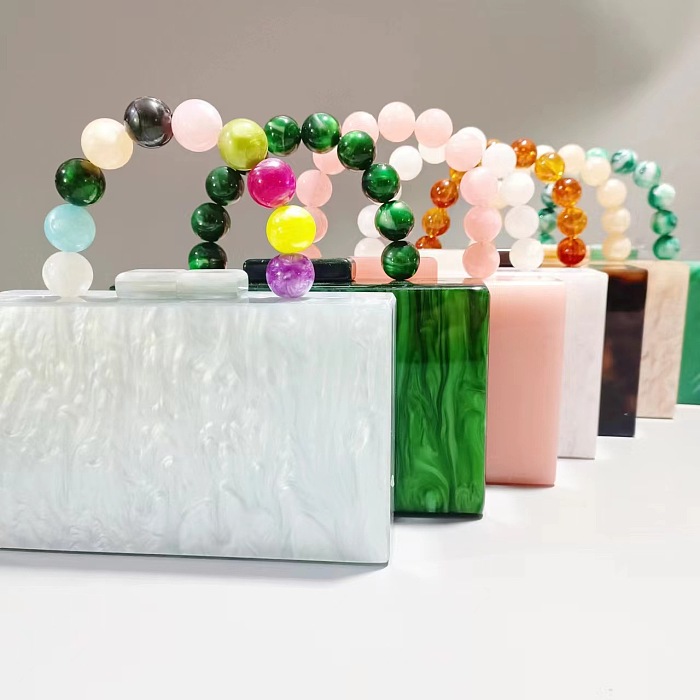 SUPER WHOLESALE | Acrylic Square Handle Bag