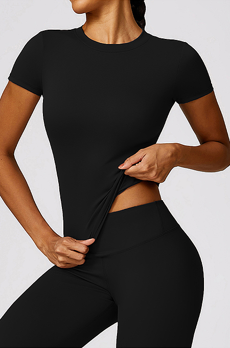 Stretchy T-shirt(black)