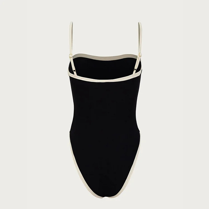 SUPER WHOLESALE | Black & White One-piece Swimwear