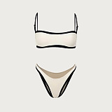 SUPER WHOLESALE | White & Black Two pieces Swimwear