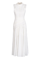 SUPER WHOLESALE | Chiffon  Sleeveless Long Dress