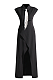 SUPER WHOLESALE | Shirt Collar Long Dress with Tie