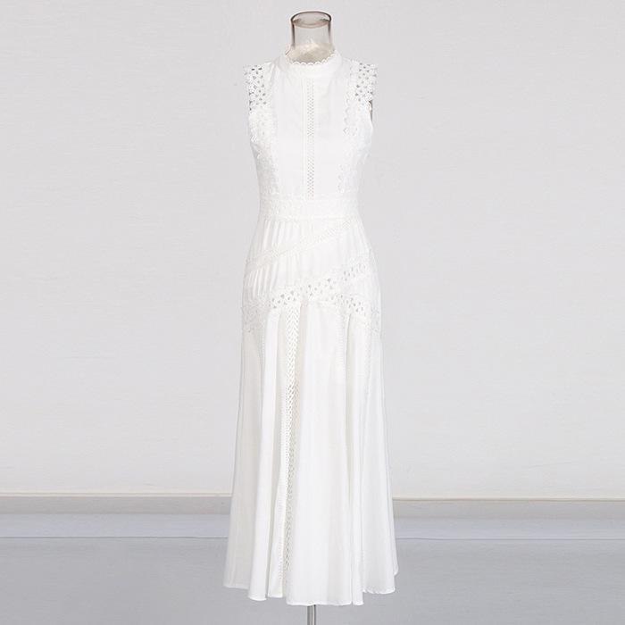 SUPER WHOLESALE | Chiffon  Sleeveless Long Dress