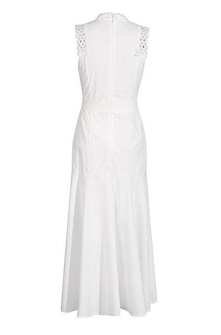 SUPER WHOLESALE | Chiffon  Sleeveless Long Dress