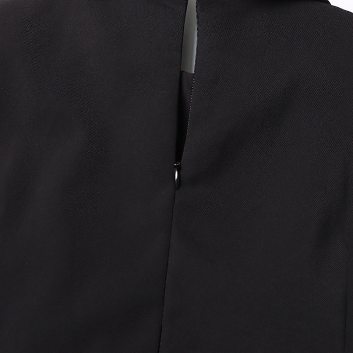 SUPER WHOLESALE | Shirt Collar Long Dress with Tie