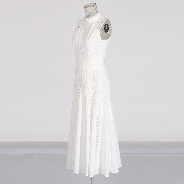 SUPER WHOLESALE | Chiffon  Sleeveless Long Dress
