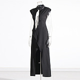 SUPER WHOLESALE | Shirt Collar Long Dress with Tie