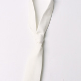 SUPER WHOLESALE | Shirt Collar Long Dress with Tie