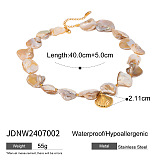 SUPER WHOLESALE | Stainless Steel  Sea Theme Necklace