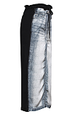 SUPER WHOLESALE | Patchwork Self-tie Pants
