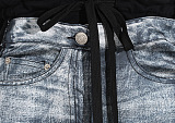 SUPER WHOLESALE | Patchwork Self-tie Pants