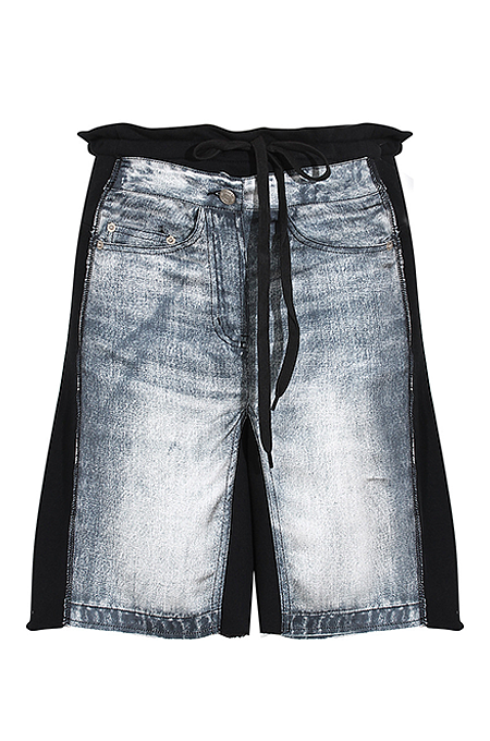 SUPER WHOLESALE | Patchwork Bermuda Shorts