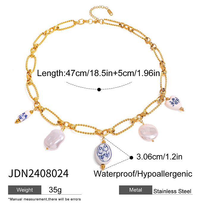 SUPER WHOLESALE | Stainless Steel  Sea Theme Necklace