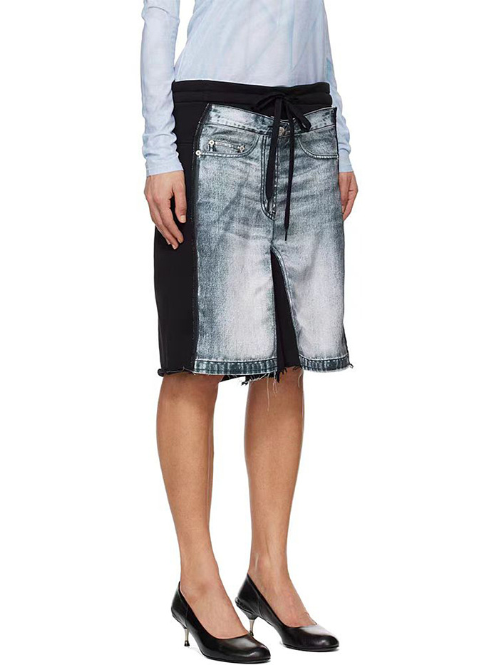 SUPER WHOLESALE | Patchwork Bermuda Shorts