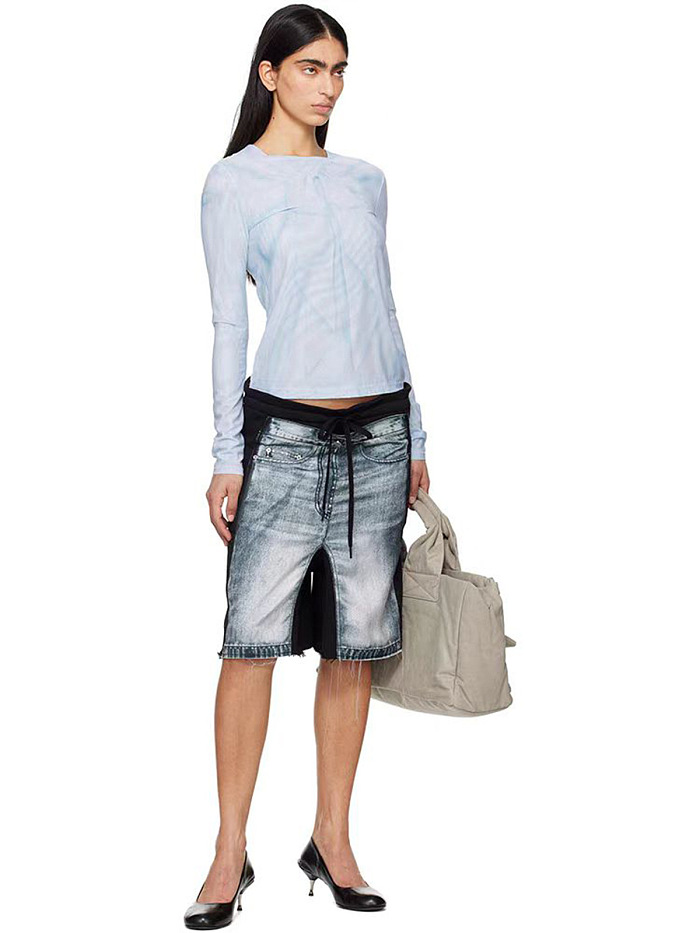 SUPER WHOLESALE | Patchwork Bermuda Shorts