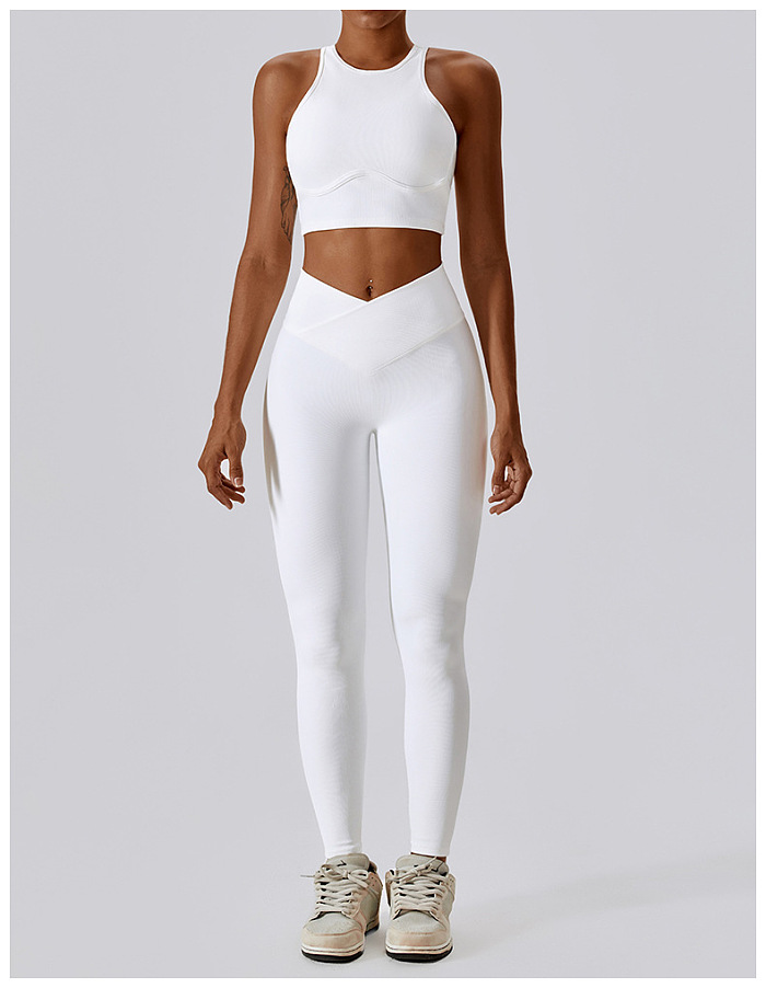Crew Neck Tank(white)
