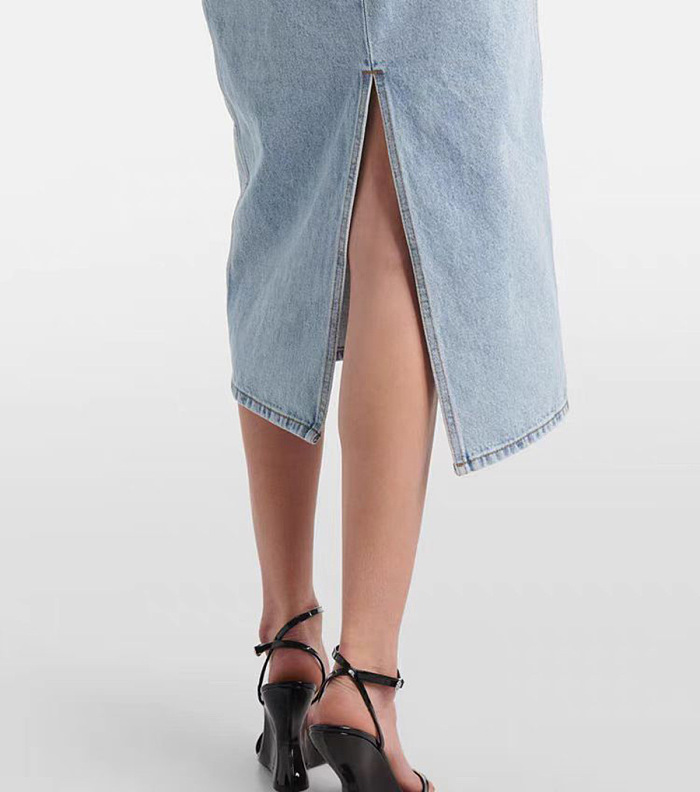 SUPER WHOLESALE | Midi Skirt with 3d Rose