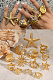 SUPER WHOLESALE | Stainless Steel 18k Plated  Sea Theme Rings