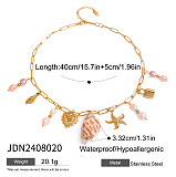 SUPER WHOLESALE | Stainless Steel  Sea Theme Necklace