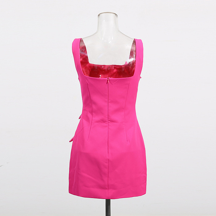 SUPER WHOLESALE |  Tank Mini Dress with 3D Flowers