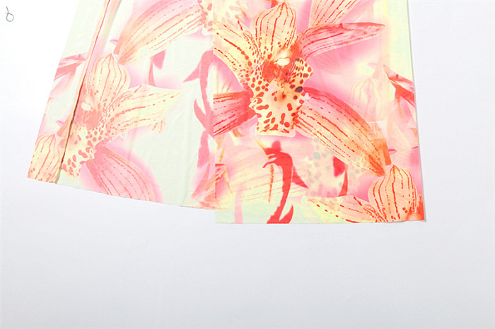 SUPER WHOLESALE |  Printed Halter Long Dress with Bra