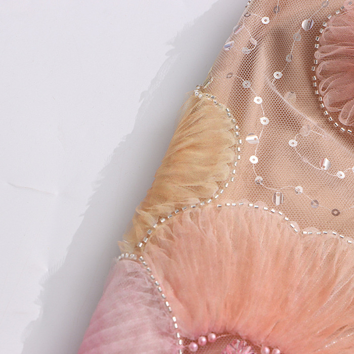SUPER WHOLESALE |  Embroidered Beaded Strapless Dress