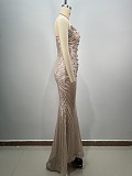 SUPER WHOLESALE |  Elegant Beaded Evening Dress