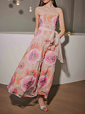 SUPER WHOLESALE |  Embroidered Beaded Strapless Dress