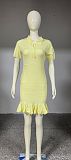 SUPER WHOLESALE |  Front Cut-out Mini Knit Dress