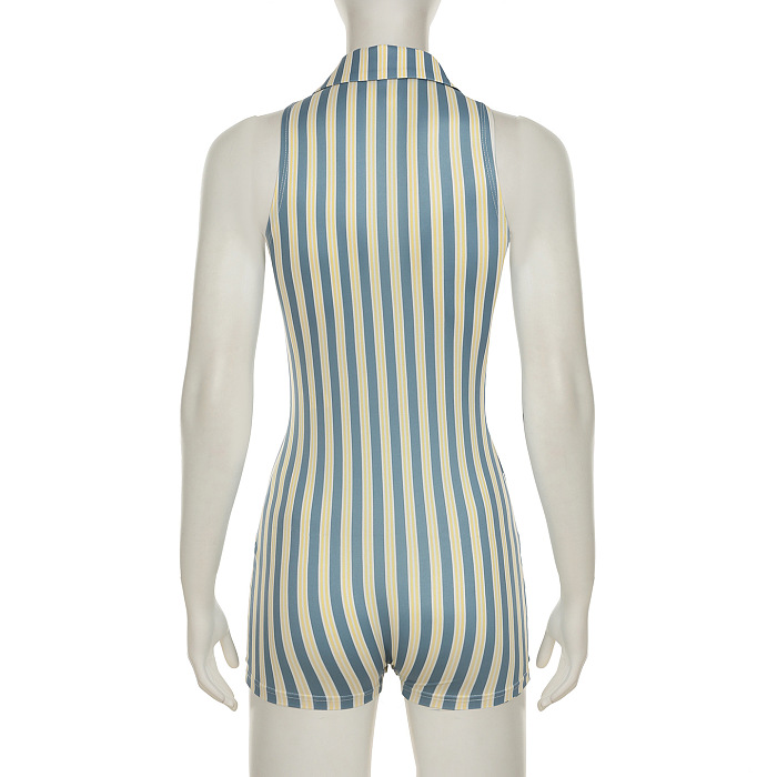 SUPER WHOLESALE | Striped Off-shoulder Romper