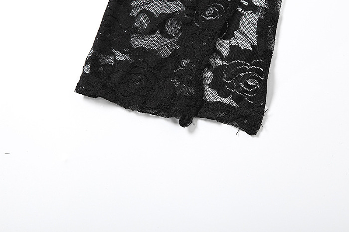 SUPER WHOLESALE | Lace Set with Cropped Tank Top