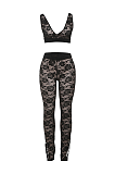 SUPER WHOLESALE | Lace Set with Cropped Tank Top