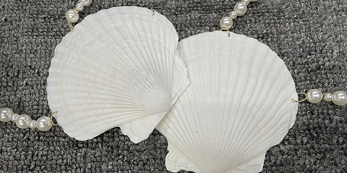 SUPER WHOLESALE | Shell Bikini in White