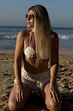 SUPER WHOLESALE | Shell Bikini in White