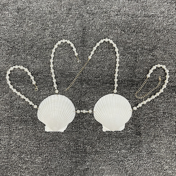 SUPER WHOLESALE | Shell Bikini in White