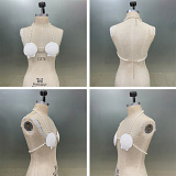 SUPER WHOLESALE | Shell Bikini in White