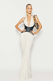 SUPER WHOLESALE | Halter Ruffles Long Dress