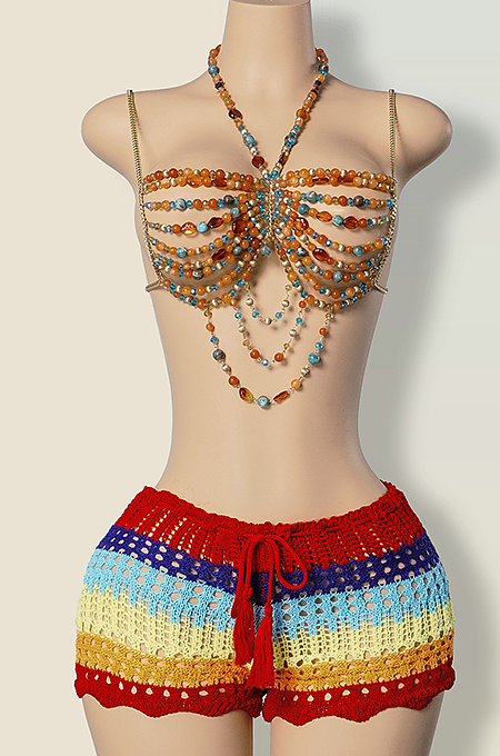 SUPER WHOLESALE | Beach Beaded Bra Top