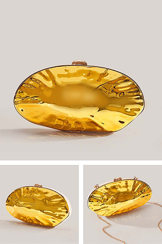 SUPER WHOLESALE | Shell Shape Plated Bag